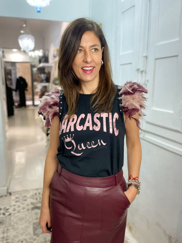 CAMISETA SARCASTIC QUEEN