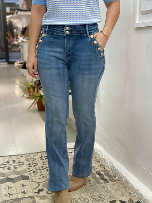 PANTALON CLAUDIA VAQUERO